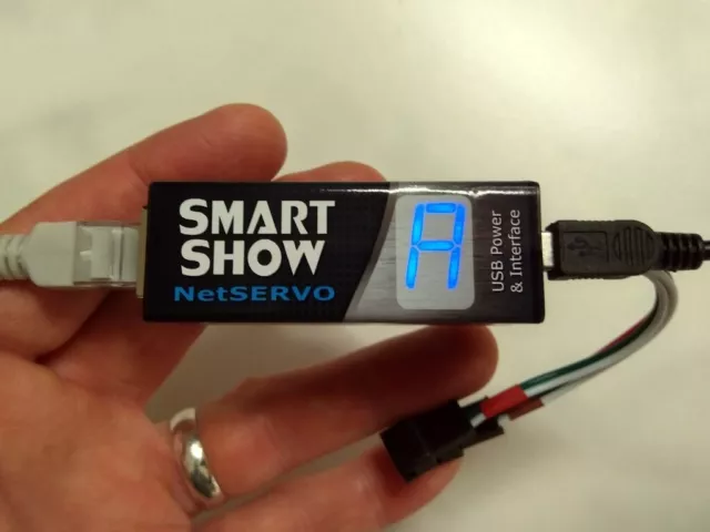 SmartShow "NetSERVO" Dual Servo Driver : ArtNet Art-Net sACN E1.31