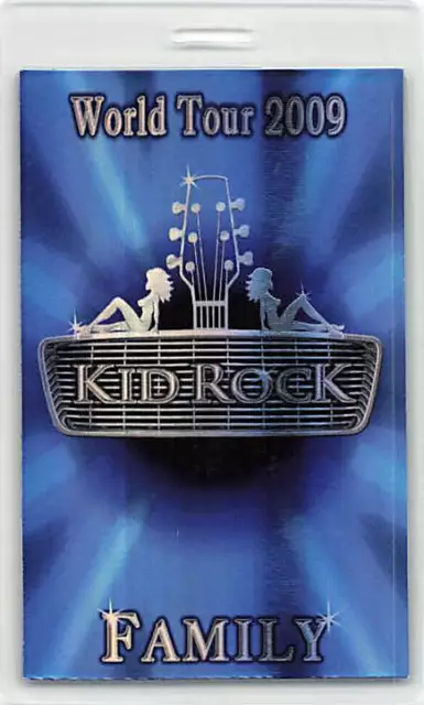 Kid Rock Backstage Pass 2009 Family Laminate Variant