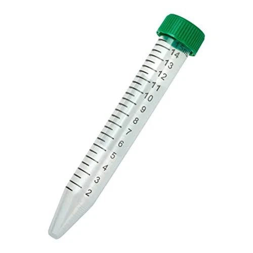 Celltreat 229452 Polypropylene Centrifuge Tube with Cap 15mL Volume Non-steri...