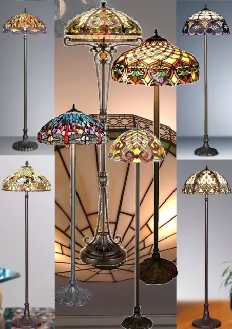 Tiffany Style Stained Glass Handcrafted Floor Lamps- Perfect Christmas Gift 2