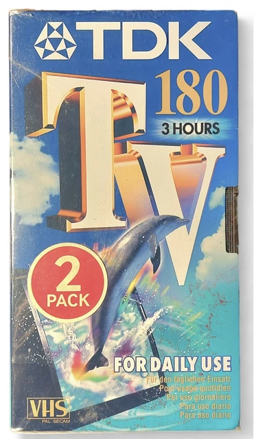 Videocassetta VHS TDK | 180 Minuti | Qualità Normal | T14562 - Foto 7