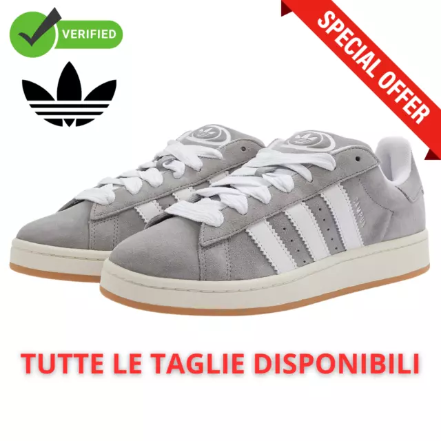 ✅ Adidas Campus 00s Grigie. scarpe da ginnastica sneaker grey tutte le taglie