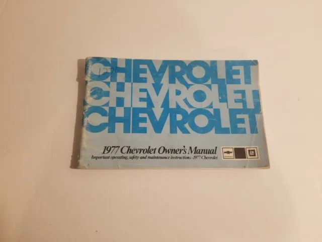 1977 Chevrolet Owner's Manual