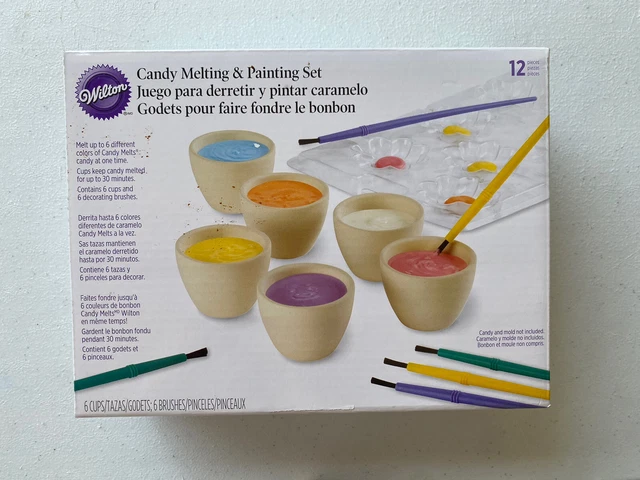 NEW Wilton Ceramic Chocolate Candy Melting Cups Set
