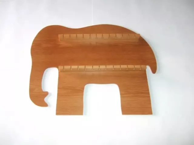 24pc Elephant Wooden Spoon Display Rack ( Pine )( huge range - see list )