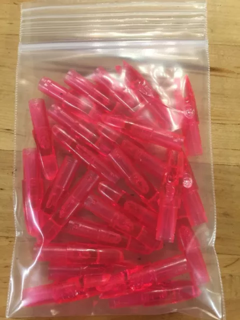 25 Pack Bohning Signature Arrow nocks rose fits Easton Beman Gold tip