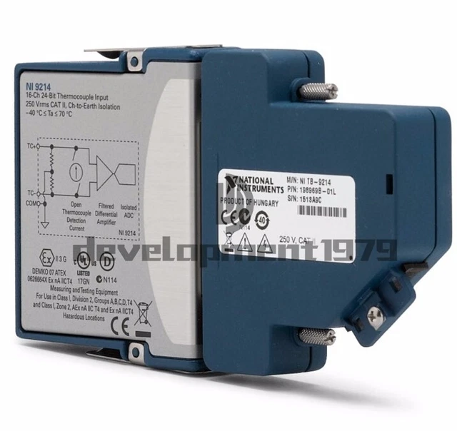 1PC National Instruments NI-9214 Thermoelement Eingang Modul Mit Ni TB-9214 Neu