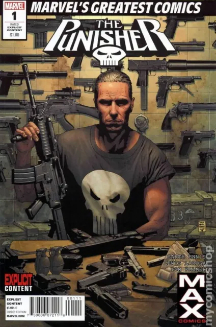 Punisher Max Marvels Greatest Comics #1 FN 2010 Stock Image
