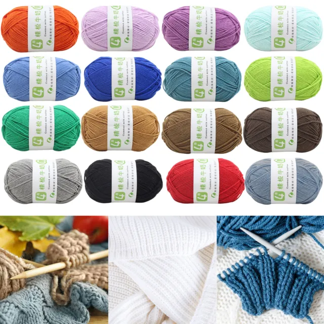 FUNCTIONAL SEWING THICK Yarn Ball Woven Thread DIY Hand Knitting Crochet  Yarn $16.48 - PicClick AU