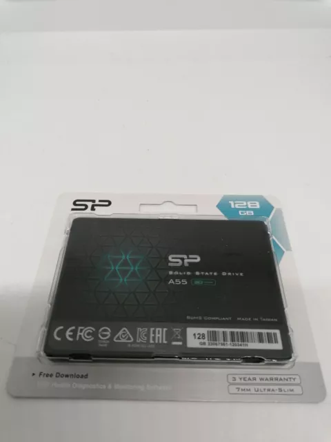 SSD 128GB Silicon Power 2.5" SATAIII A55 3D Nand TLC SP128GBSS3A55S25 (471270265