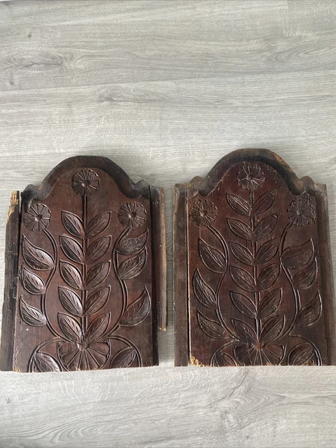 ANTIQUE 17TH Century Pair Carved Oak Panels 40 00 PicClick UK antique-17th-century-pair-carved-oak-panels-40-00-picclick-uk