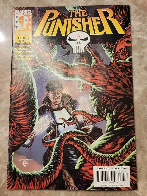 The Punisher #4  Marvel Knights Comic Book 1998 VF