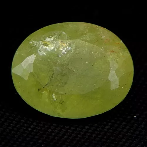 Shola Vrai 9,20 Carats Naturelle Objet Rare Demantoid Grenat de Russie