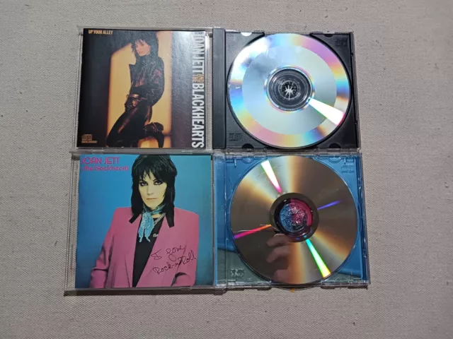 Joan Jett and the Blackhearts I Love Rock N' Roll, Up Your Alley CD lot