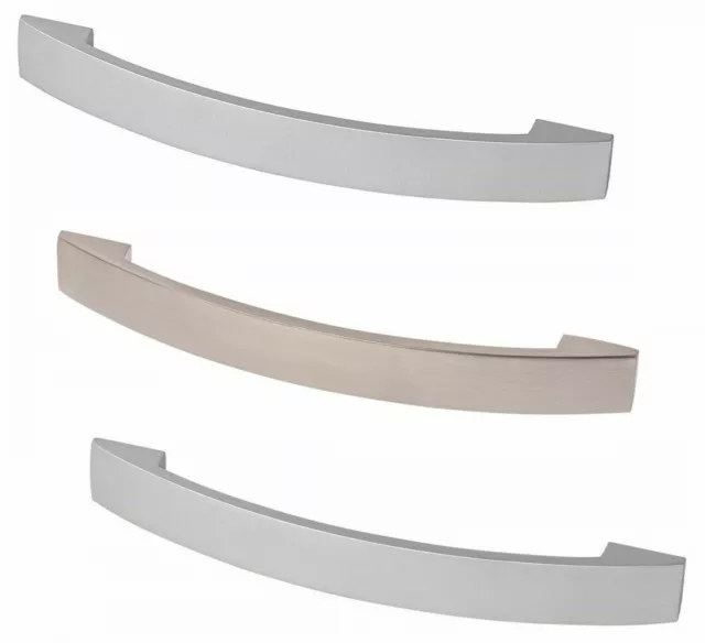 Gedotec 10x Poignées de Tiroir Aluminium Poignée Meuble 160 MM Belinda Avec Vis
