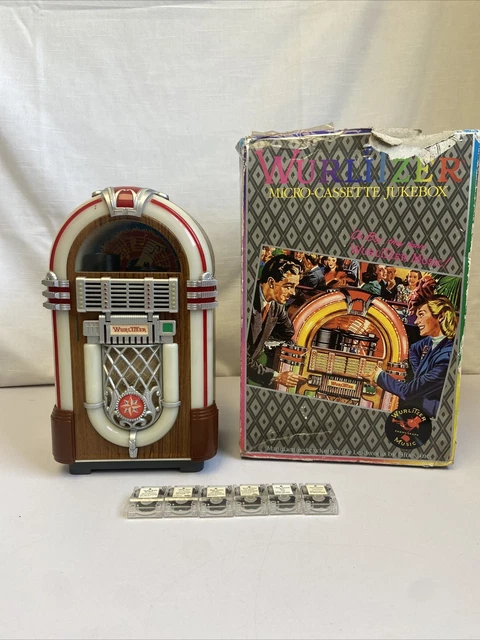 Wurlitzer Micro-Cassette Jukebox With 6 Cassettes
