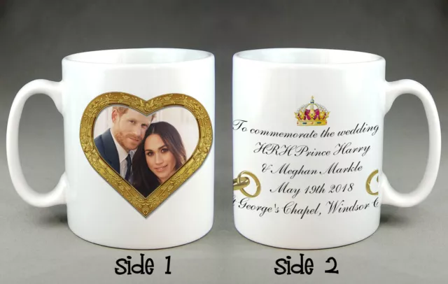 Prince Harry Meghan Markle ROYAL WEDDING Commemorative Mug #4 Cup Tribute