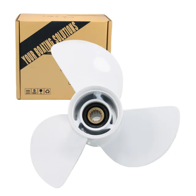 Boat OEM Propeller 13 5/8x13 For Yamaha Outboard Engine 50-130HP 15 Spline Tooth