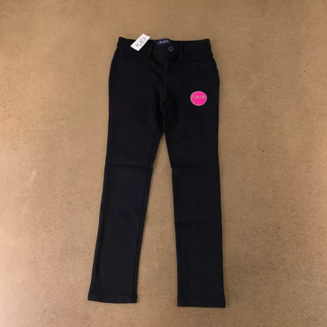 The Children’s Place Girls 8 Sandy/Navy Uniform Ponte Knit Jeggings 2-Pack  NWT