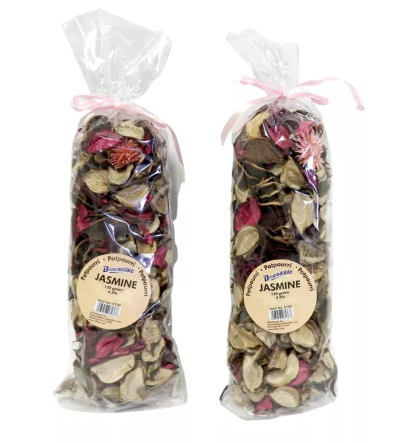 Potpourri Bowl Vase Filler Home Decor 2 Pack Fresh Jasmine Scent