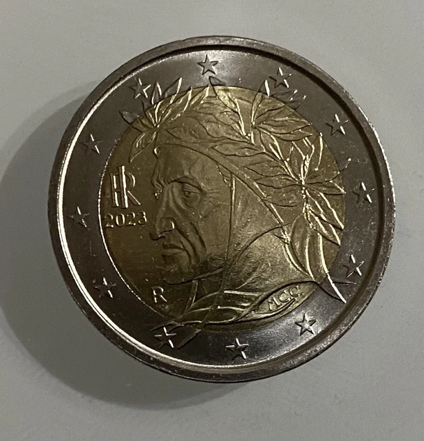 Vendo Moneta Rara 2 Euro Dante 2023