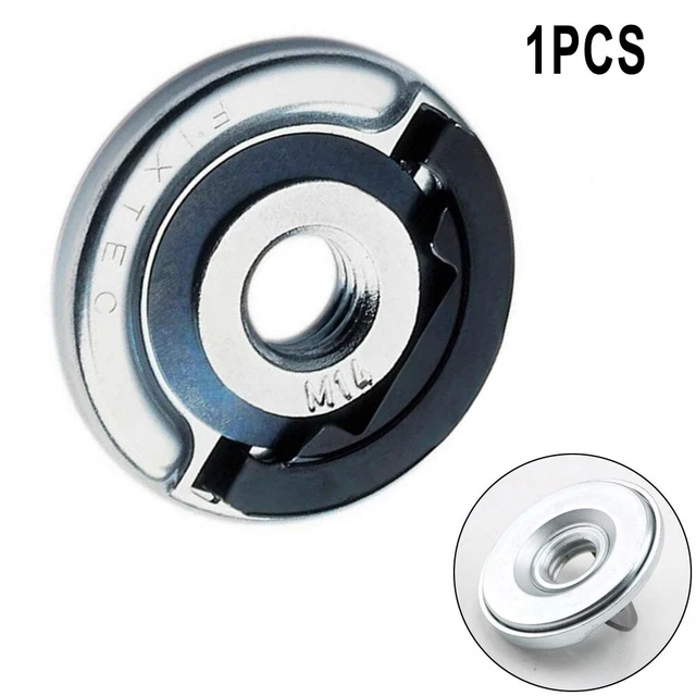 Cambio disco rapido ed efficiente con dado di blocco flangia per MWK FIXTEC M14