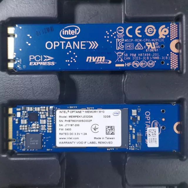 Intel Optane Memory 32 GB M.2 2280 32GB MEMPEK1J032GA PCIe 3.0 3D Xpoint NVMe