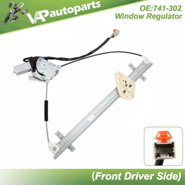 For 2002-2006 Honda CR-V Power Window Regulator Front Left with Motor