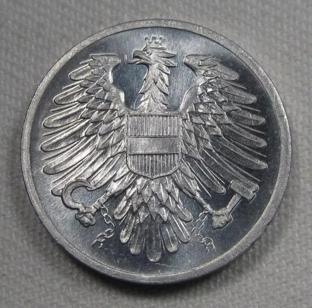 1964 Austria 2 Groschen CH Proof Coin AE444