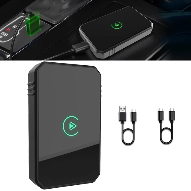 Adaptateur CarPlay & Android Auto Sans Fil – Plug & Play – Type-C/USB – IOS 10+ / Android 11+