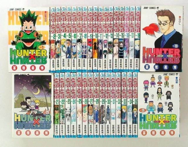 Hunter x Hunter Japanese Vol.1-37 Complete Full set Manga Comics