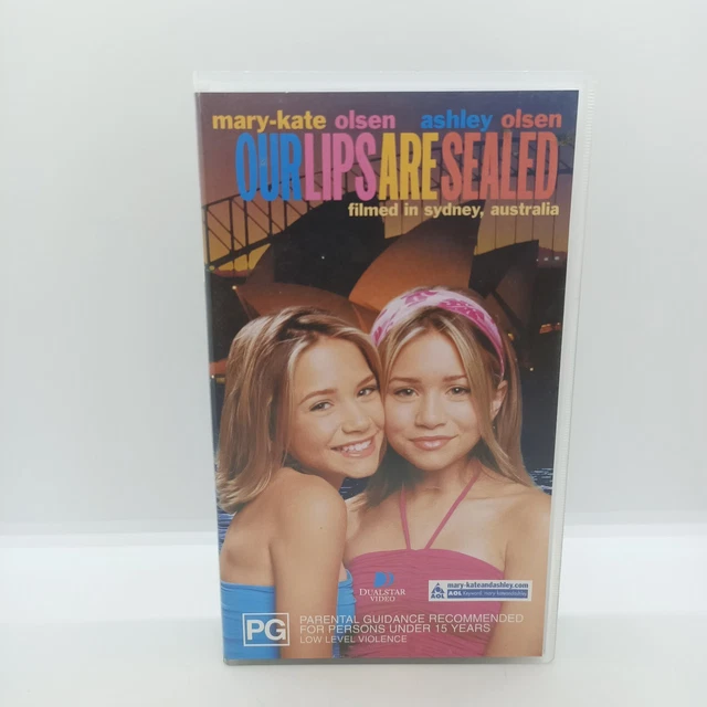 OUR LIPS ARE Sealed VHS Video Tape MaryKate And Ashley Olsen Twins