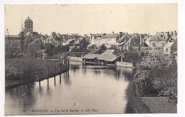 alençon , vue sur la sarthe -