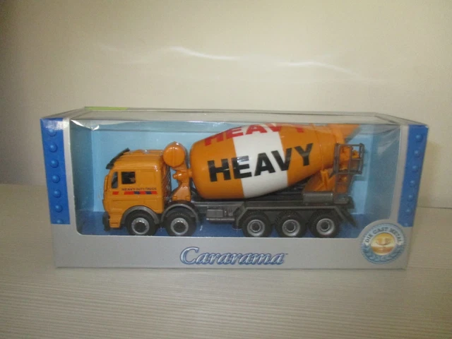 Camion Mercedes-Benz Diecast B&M 1:64 - Modellino Arancio/Bianco/Blu - Nuovo In Scatola - Foto 2