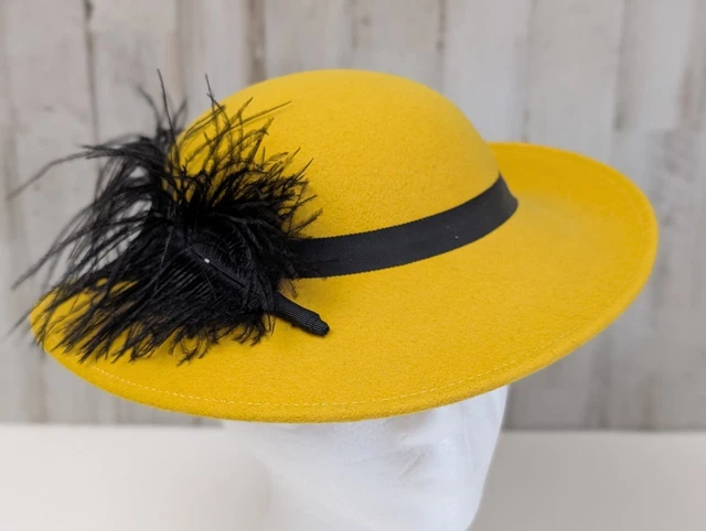 Vintage Black Hat FOR SALE! - PicClick UK display picture 1