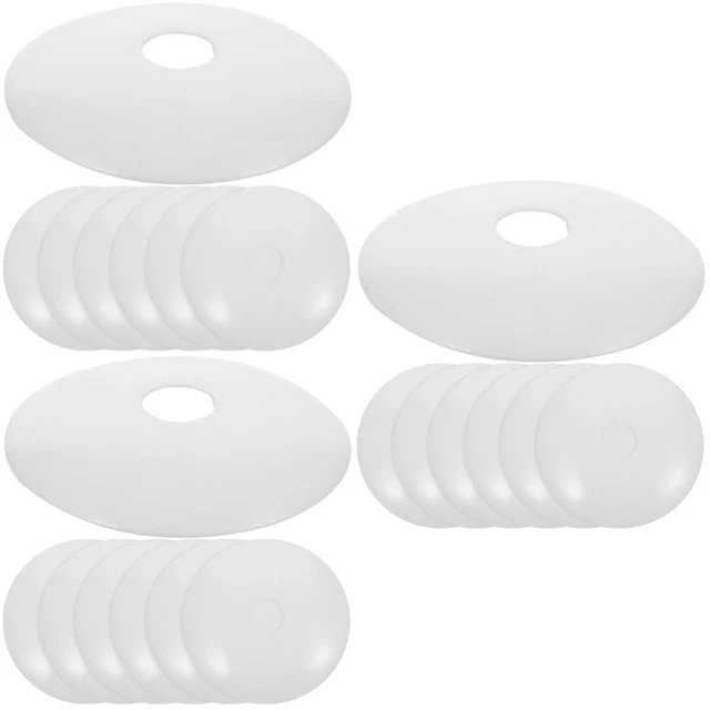 18 Pcs Lamp Decoration Chandelier Base Tray Home Décor Metal Tray Household