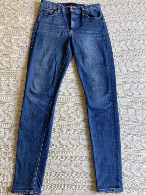 Lucky Brand size 29 (11) Bridgette high rise skinny Leg Blue Denim Jeans Candian