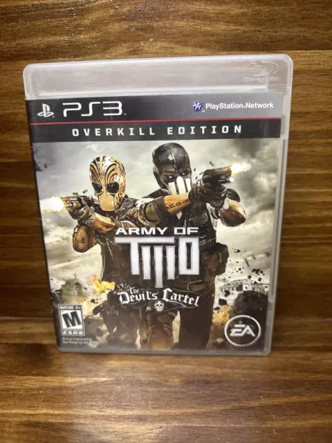 Army of Two: The Devil's Cartel (Sony PlayStation 3, 2013) Ps3 Complete & Tested