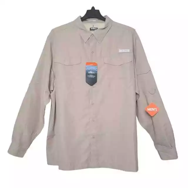 HABIT UV PROTECTION Long Sleeve Fisherman Shirt Size 2XL $17.10 - PicClick
