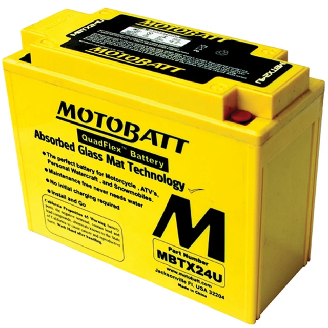Motobatt Battery For Indian 1638 Chief 1638 (100)cc 02-03