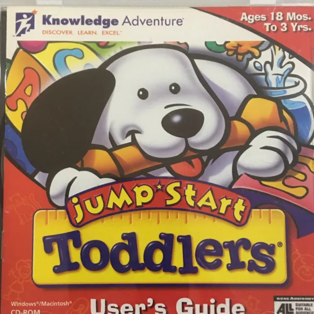Jump Start Toddlers 18mths-3yrs includes sing & learn songs Windows Mac CD-Rom