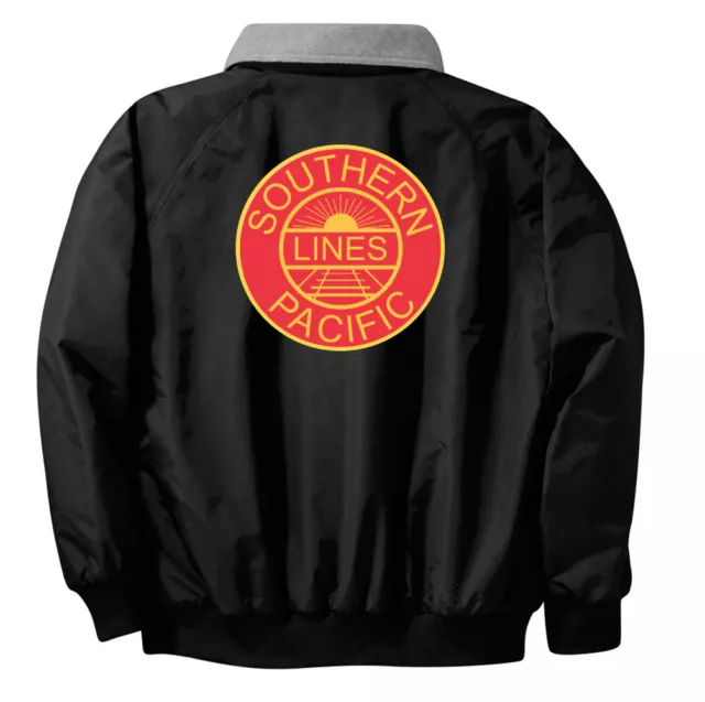 Southern Pacific Golden Sunset Embroidered Jacket Front and Rear [50r]