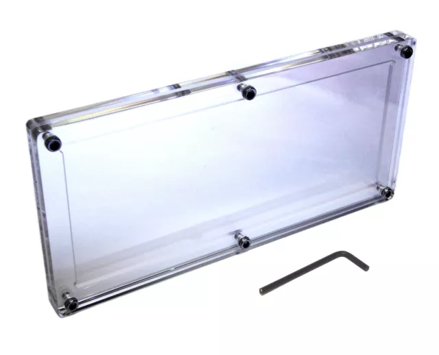 Acrylic Silver Certificate Note Large Frame Money Holder Currency Display Case