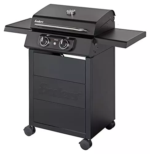 Enders® Elektrogrill eCRAVE mit Gussrost Grillwagen mit viel Stauraum SIMPLE ...