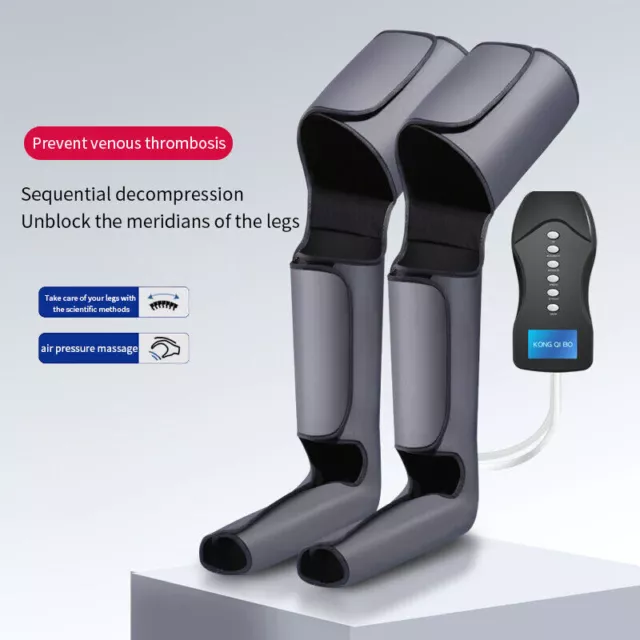 Smart Electric Air Press Compression Full Foot & Leg Massager Muscle Stimulation