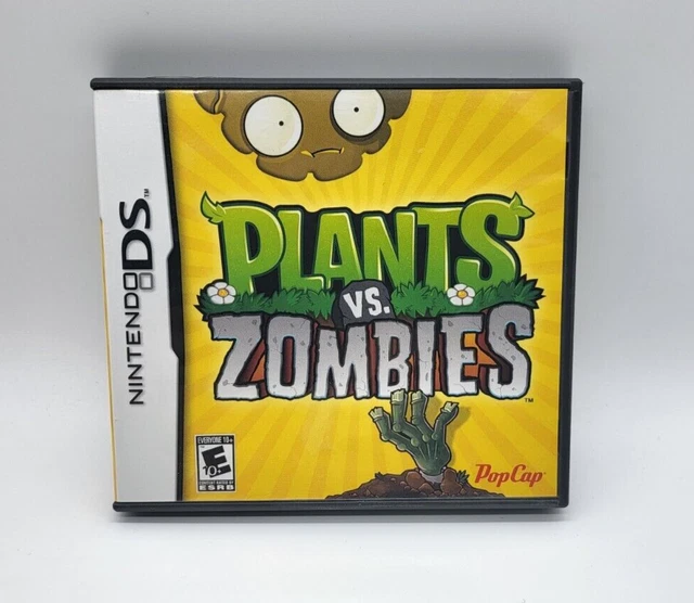 PLANTS VS. ZOMBIES Nintendo DS Video Game Complete & Tested 17.99