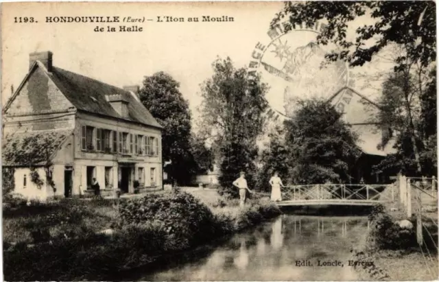 CPA Hondouville - L'Iton au Moulin de la Halle (181600)