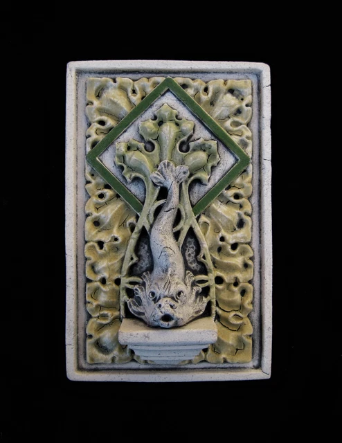 Dolphin Shrine   Garden  Arts & Crafts  Gothic  Ellison Tile