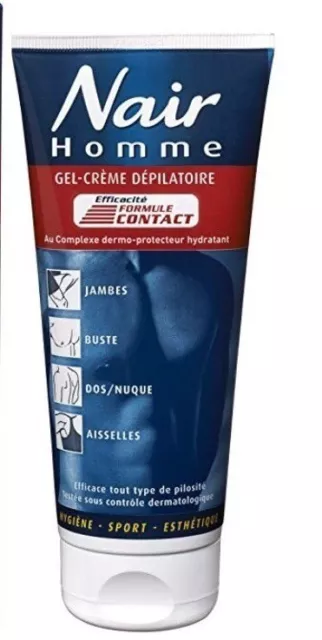 Nair - Gel -Crème Dépilatoire   Homme - Tube - 200 Ml 2