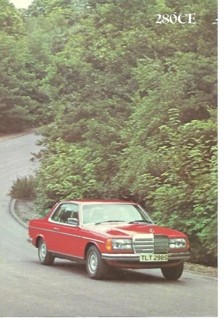 Auto Brochure - Mercedes-Benz - 280CE - 03/78 printing (A1458)